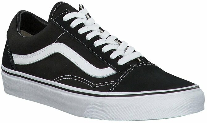 Juppen: VANS Old Skool Sneaker für Herren 671897 (Schwarz Juppen: VANS Old Skool Sneaker für Herren 671897 (Schwarz